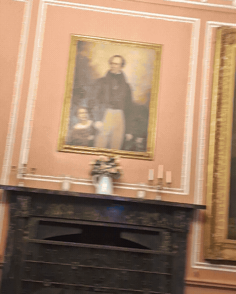 Leading from the Pink Room further into the castle. 