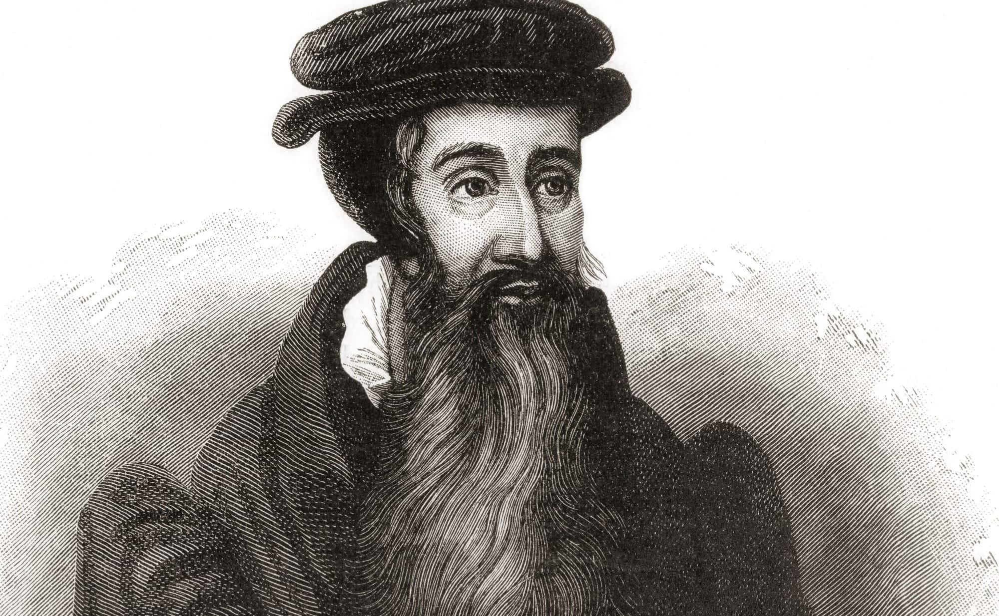 An illustration of John Knox.